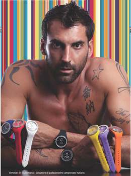 Italian Basketball Star Christian Di Giuliomaria Displaying Boxer Milano Watches