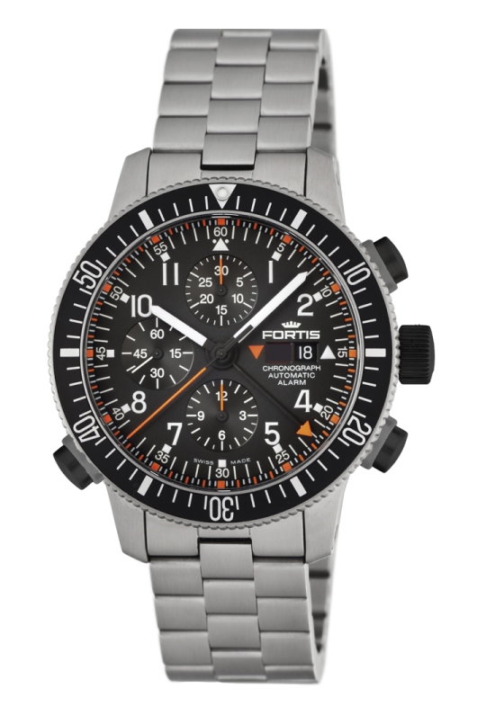 Fortis 660.27.11 M B-42 Titanium Official Cosmonauts Alarm Chronograph